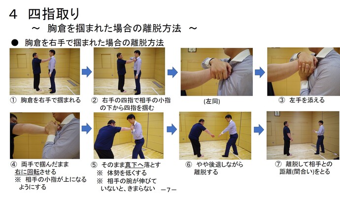 自分の身は自分で守る 犯人から身を守るための護身術(7ページ)の画像