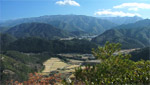 豊かな自然のある山々を写した写真