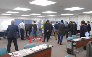 会場での展示の様子