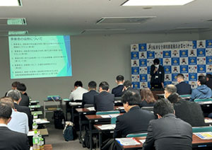 特別講師の特別講話の様子