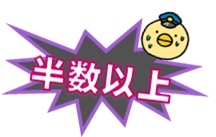死者数の割合が「半数以上」のイラスト画像
