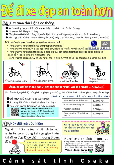 自転車を安全に利用するために(ベトナム語版)の画像