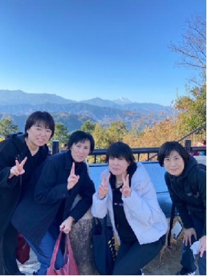 同期生との写真