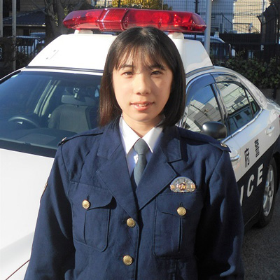 自己推薦(陸上競技)採用の警察官の写真