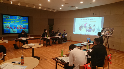 防犯ボランティアリーダー研修会の様子