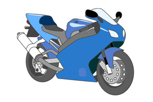 バイクのイラスト