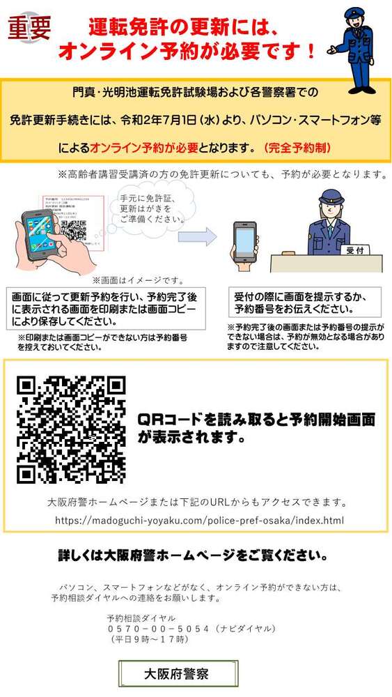 免許更新の詳細内容を説明している画像