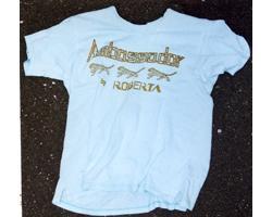 水色Tシャツの写真