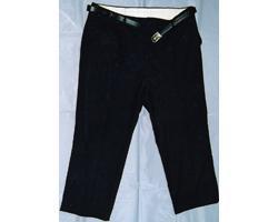 紺色ズボン（黒色ベルト付）の写真