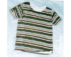 横縞半袖Tシャツの写真