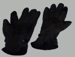 黒色手袋の画像