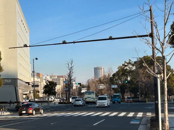 車両感知器の設置例（全景）