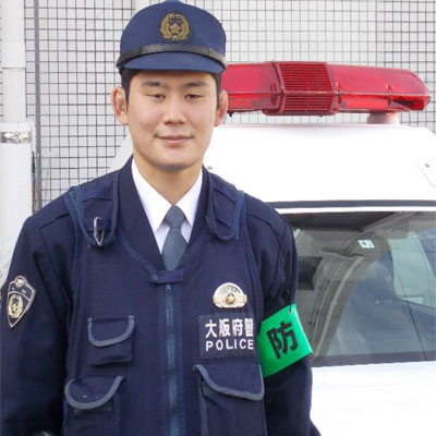 びわこ成蹊スポーツ大学出身の警察官の写真