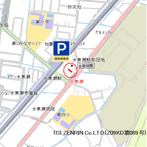 高槻警察署高齢運転者等専用場所(地図)