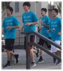 堺区学生防犯ボランティア活動の様子