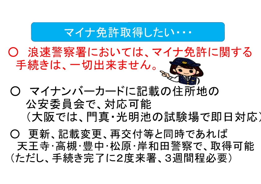 マイナ免許証について