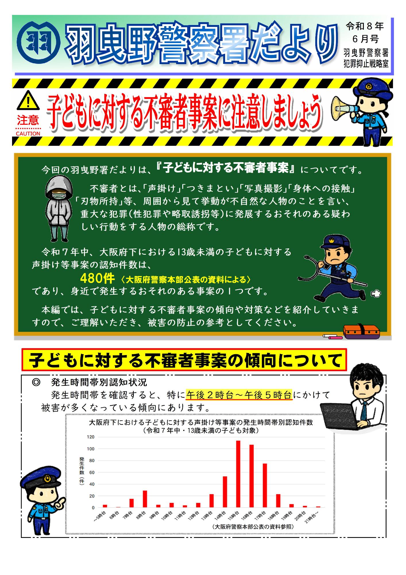 羽曳野警察署だより令和8年6月号