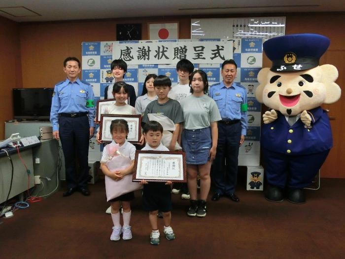 各団体の代表者の記念撮影